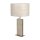EGLO Tischleuchte LB24 BELESAR E27 max  40W Stein u. Leinen