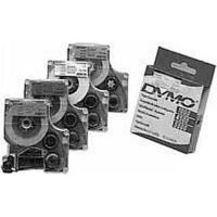 DYMO Schriftband 45800 19mm 7m schwarz auf transparent