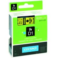 DYMO D1-Schriftband 45808 19mmx7m schwarz auf gelb