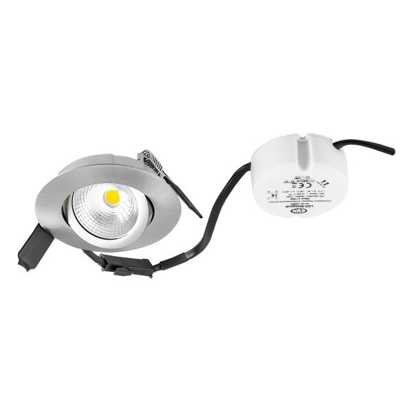 EVN LED-Einbaustrahler LB24 6W 3000K 683lm dim rund swb EDS-Optik