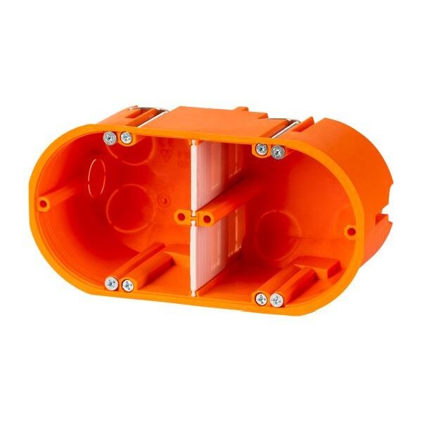 F-Tronic HW-Gerätedose massiv HW20 2-fach 2x D:68mm T:60mm