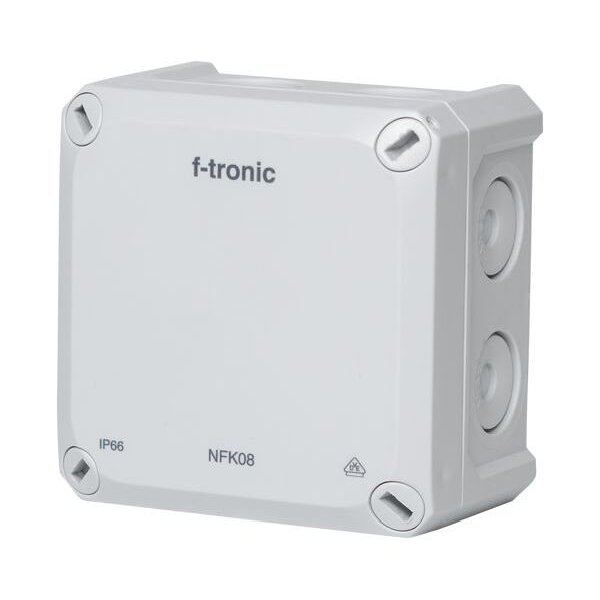 F-Tronic FR-Abzweigkasten 85x85x54mm Membran IP66 PS gr NFK08gr