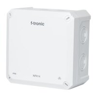 F-Tronic FR-Abzweigkasten 140x140x81mm Öffnung IP66...