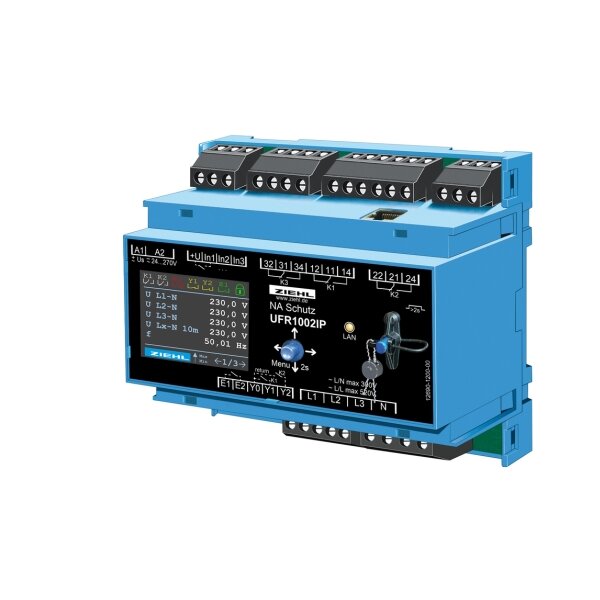 Ziehl Spannungsrelais N/A Box UFR1002IP integrierter Webserver