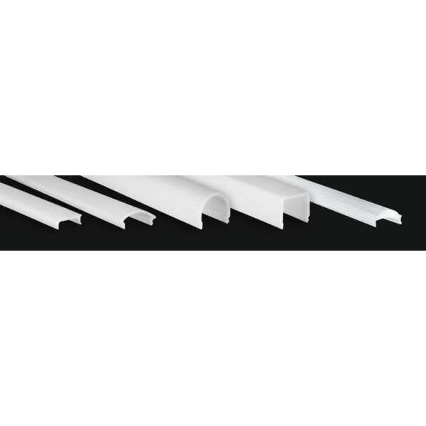 MBN Profilabdeckung Cover M-Line flat frost 2m