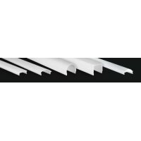 MBN Profilabdeckung Cover M-Line flat frost 2m