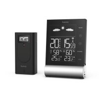 Hama Wetterstation Black Line schwarz
