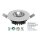 ledxon LED-Deckeneinbaustrahler LB24 Edos Flex 8W 560lm CRI90 27-4K ws/sil