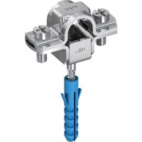 Pröpster Stangenhalter V2A D:16mm m. V2A-Sockel...