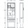 UESA Zähleranschlusssäule ZAS-1-FL Flachschrank TEN