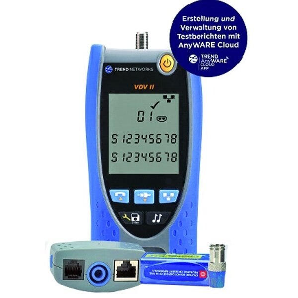 TREND Networks Verifizierer Bluetooth Verdrahtung VDV II BT mit Reportingfunktion