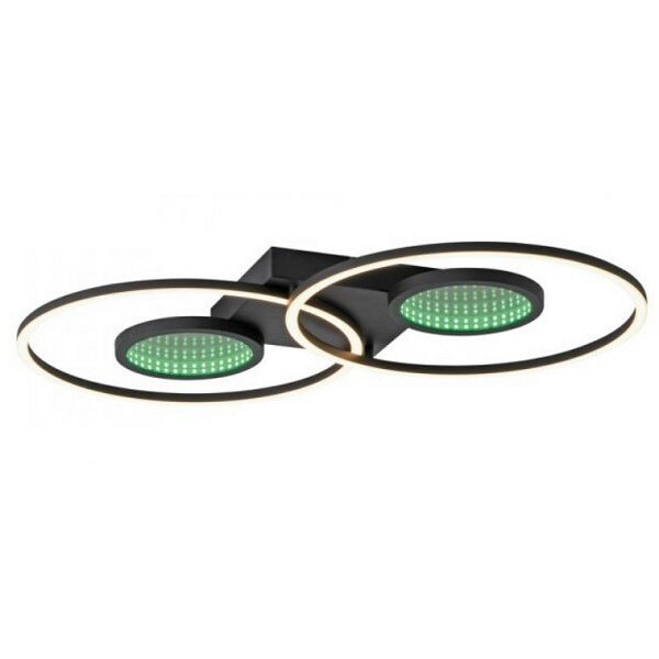 Leuchten Direkt LED-Deckenleuchte LB24 Alu sw dimm. RGBWW 43W 3750lm