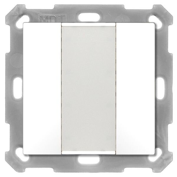 MDT Taster 55 2-fach reinweiß matt