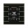 MDT Bedienzentrale KNX Glas Smart Farbdisplay schwarz
