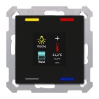 MDT KNX Taster Smart 55 4fach Farbdisplay T-/F-Sensor