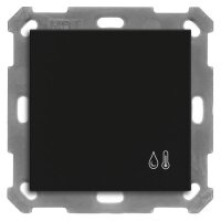 MDT KNX Raumtemperatur-/Feuchtesensor 55 sw matt