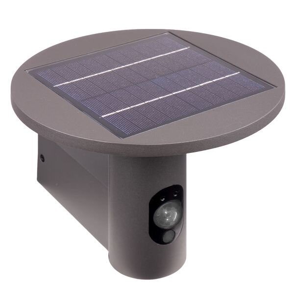 Lichtline Solar-Wandleuchte LB24 Mandulis Circle 3,5W 260lm 3000K anthr