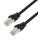 High Patch Nambo Patchkabel Cat.6A schwarz 4P26 TPE-LSZH S/FTP 2xRJ45 1m