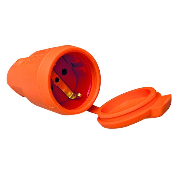 PROTEC Gummikupplung PGKO44 orange IP44 16A