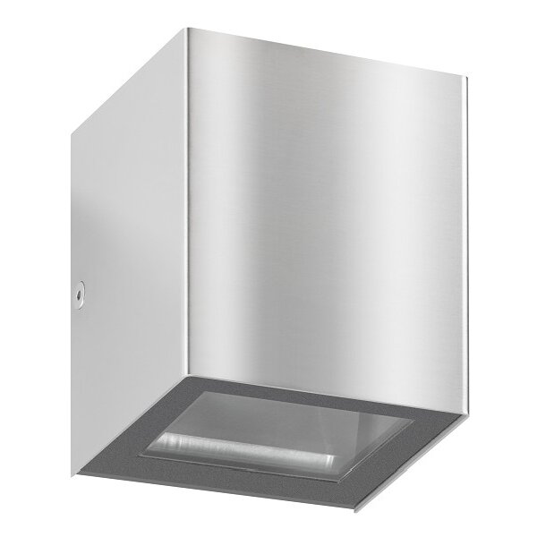 LCD Wandleuchte LB24 1x G9 33W Edelstahl 100x90x90mm