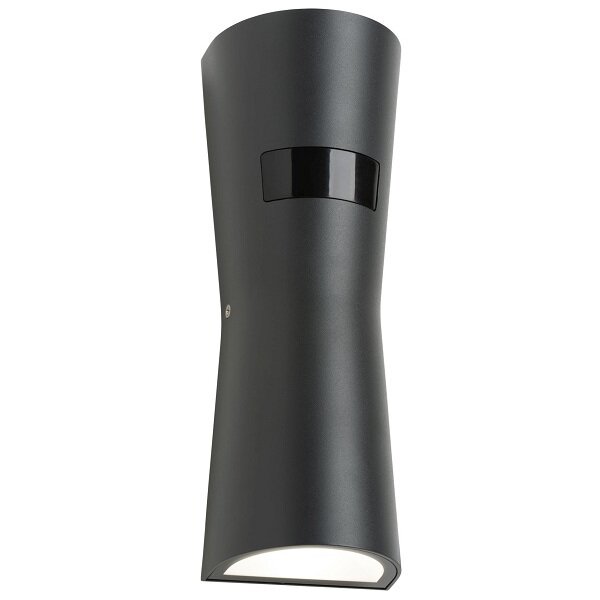 LCD LED-Wandleuchte LB24 Aluguss graphit m. BM