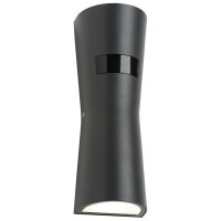 LCD LED-Wandleuchte LB24 Aluguss graphit m. BM