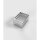 BS Bodensteckdose mit Deckel Alu Natur 3x Schuko 2f. RJ4