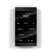 Enertex Tastsensor KNX Premium schwarz eloxiert