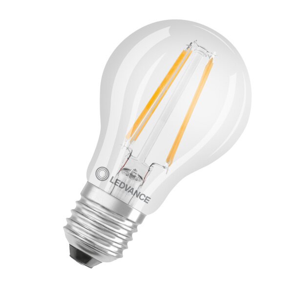 LEDVANCE LED-Leuchtmittel LED CLA60 6.5W 840 FILCL E27 P