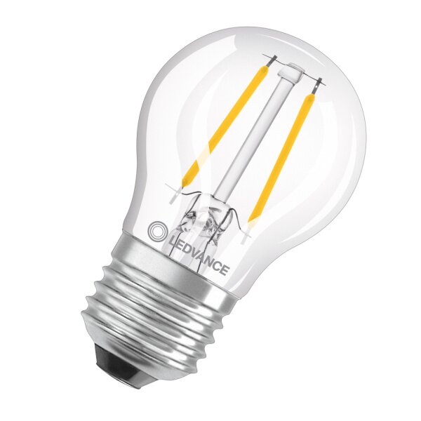 LEDVANCE LED-Leuchtmittel LED CLP25 2.5W 827 FILCL E27 P