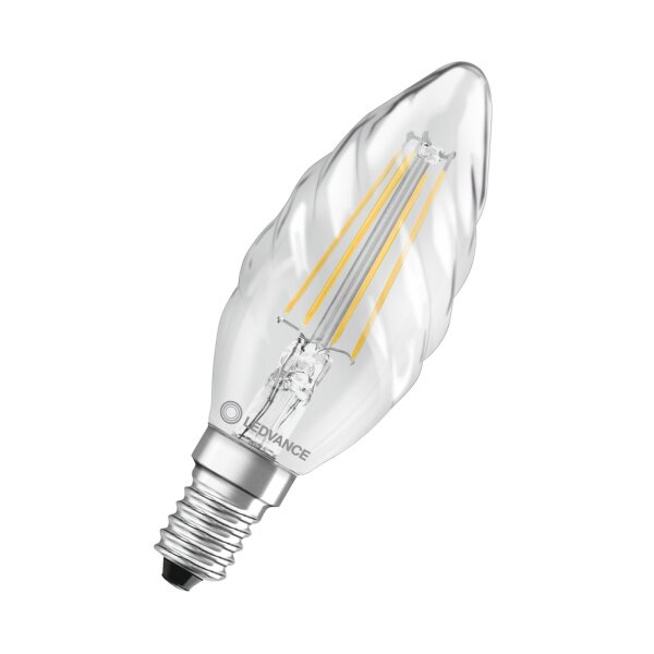 LEDVANCE LED-Leuchtmittel LB24 LED CLBW40 4W 827 FILCL E14 P