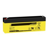 SUN Jahresbatterie 6/9-J. wartungsfrei SB12-2,3V0