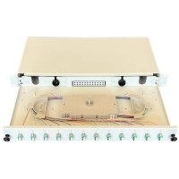 DNTP 19" 1HE Spleissbox RAL7035 ausz....