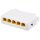 DNTP Extender Switch unmanaged PoE 5xRJ45 1Gbit/s TH35 Hutschiene
