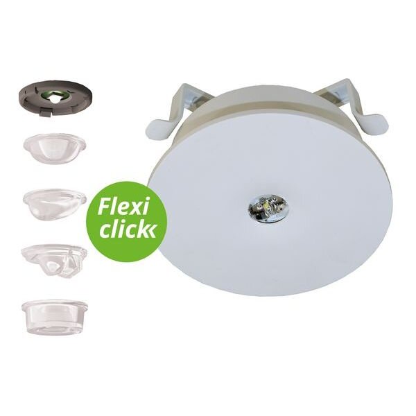 RP-Technik LED-Notleuchte ILEL423SC Einbau mit Linsensystem