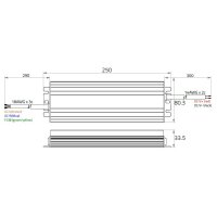 rutec LED-Betriebsgerät LB24 24V 70-199W Phasensch...