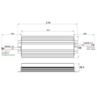 rutec LED-Betriebsgerät LB24 24V 100-300W Phasensch...