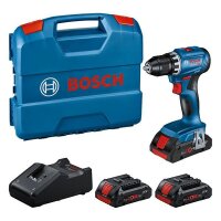 Bosch Akku-Bohrschrauber GSR 18V-45 3 x ProCORE18V 4.0Ah...