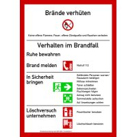 PROTEC Brandschutzordnung PABSOF Aushang Folie