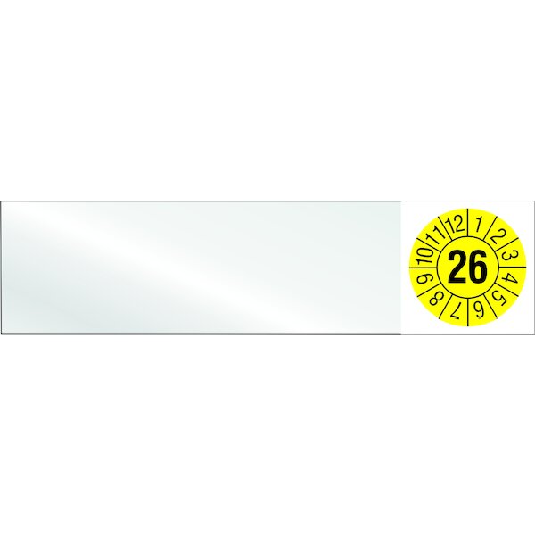 PROTEC Kabelprüfplaketten PPKP2026 80 Stück