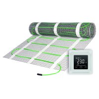 PROTEC Heizmattenset PHMR4,0 progr. Regler 4qmm 640W