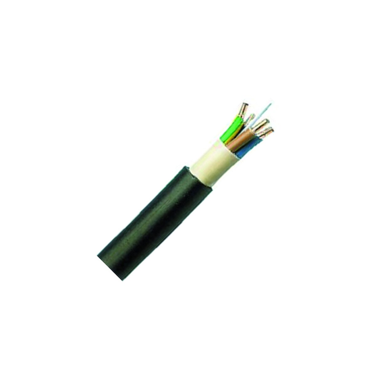 20 m Erdkabel NYY-J 5x6 mm² Starkstromkabel schwarz günstig online kaufen