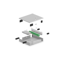 DNTD Spleissgehäuse Wand medium 280x320x54mm grau...