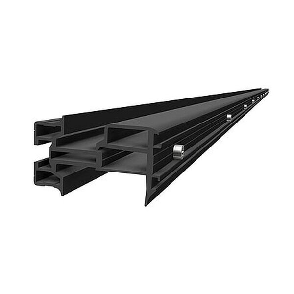 SL Rack Fassadensystem Oben - 4575 mm, schwarz eloxiert