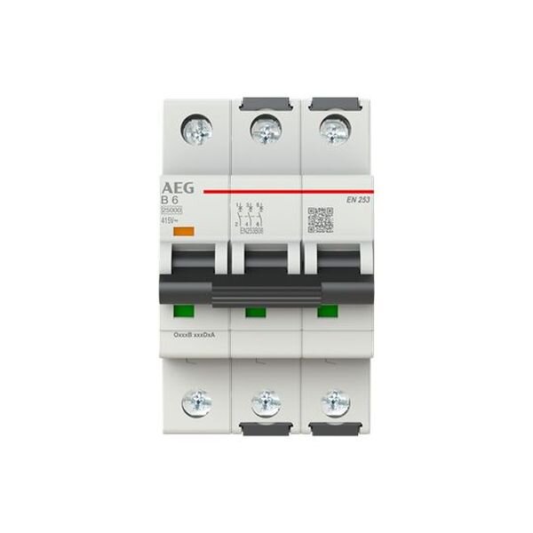 AEG Sicherungsautomat EN253B06 B 25kA 6A 3P
