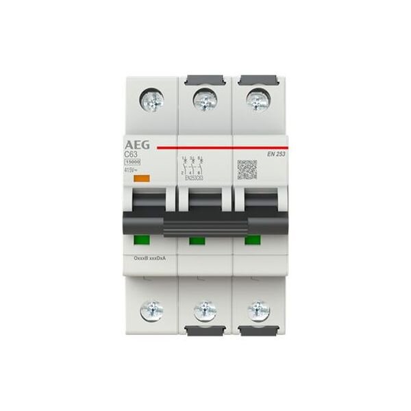 AEG Sicherungsautomat EN253C63 C 25kA 63A 3P