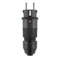ABL Stecker SCHUKO Pro Stecker 1530 SK+F/B SV sw