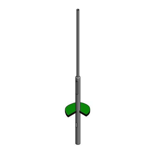 Tecpoles Lichtmast ZLM 5,0/76 Gesamt 5,8m