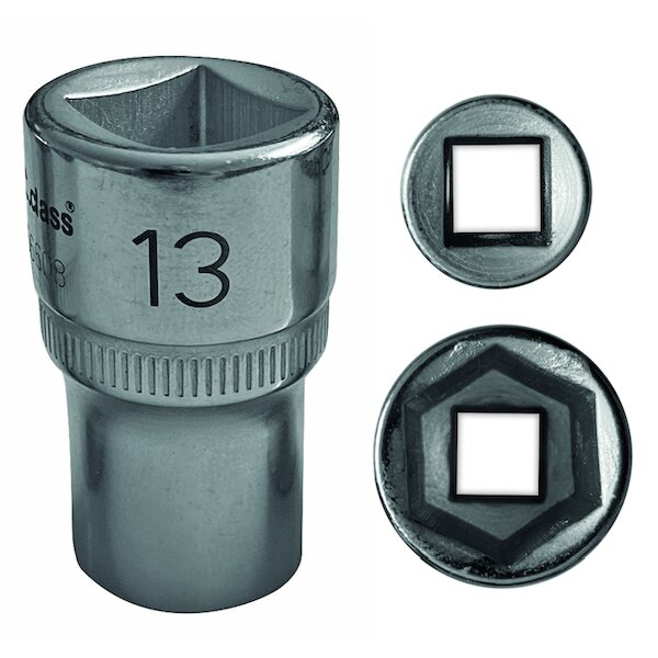 PROTEC Steckschlüssel-Einsatz PSSL13 1/2Z 6-kt 13mm