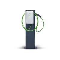 Keba Standfuss für Wallbox P30/P40 single alu